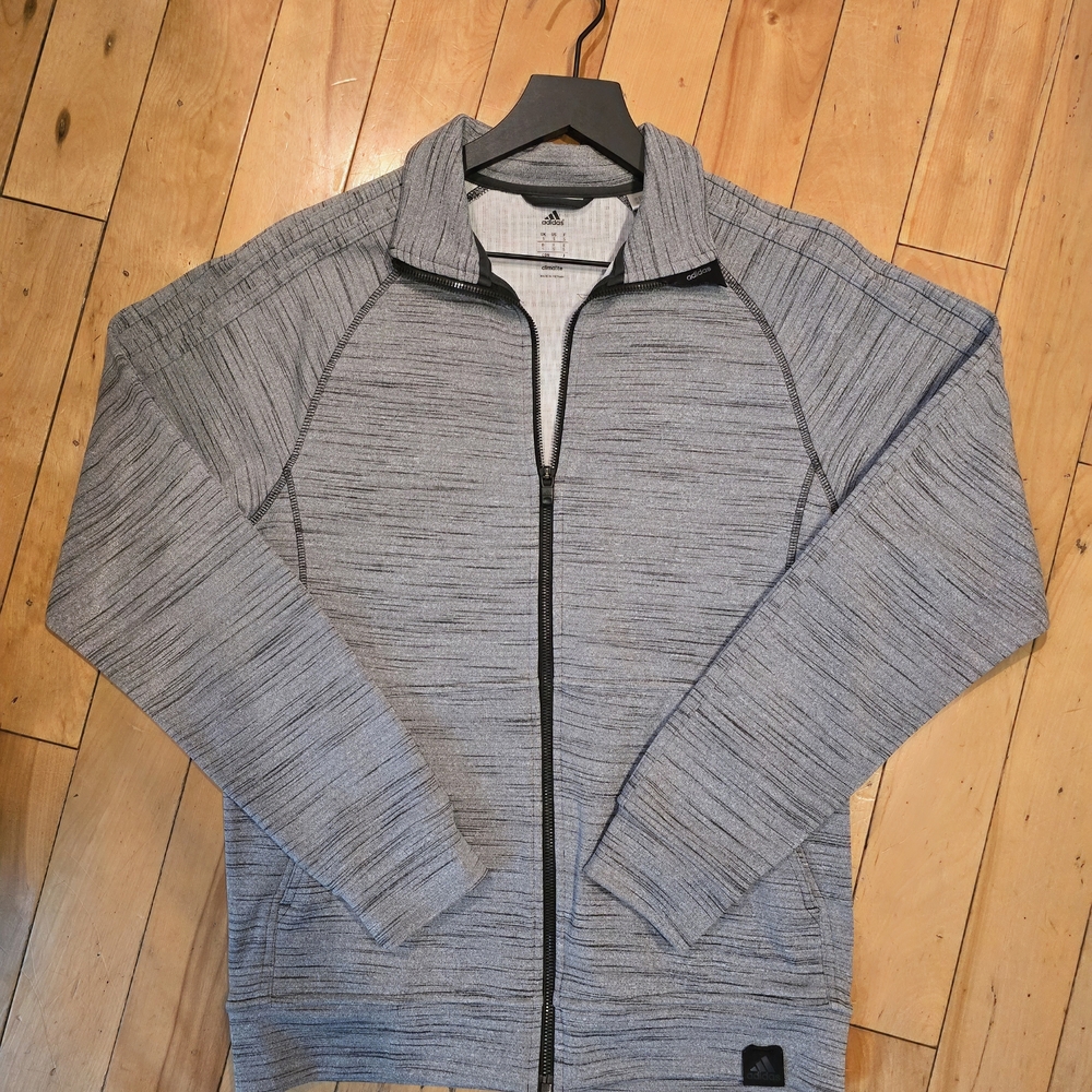 adidas Gray Zip-Up Men's Jacket